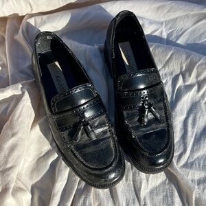 Black Tassel Loafers